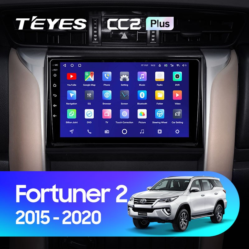 Штатная магнитола Teyes CC2 Plus 4/32 Toyota Fortuner 2 (2015-2018)