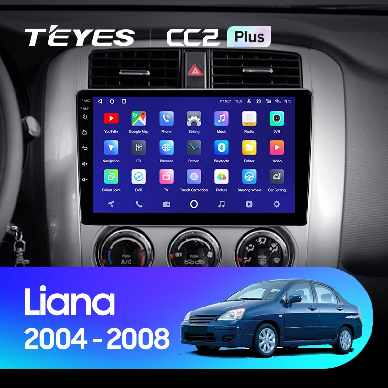 Штатная магнитола Teyes CC2 Plus 4/32 Suzuki Liana 1 (2004-2008)