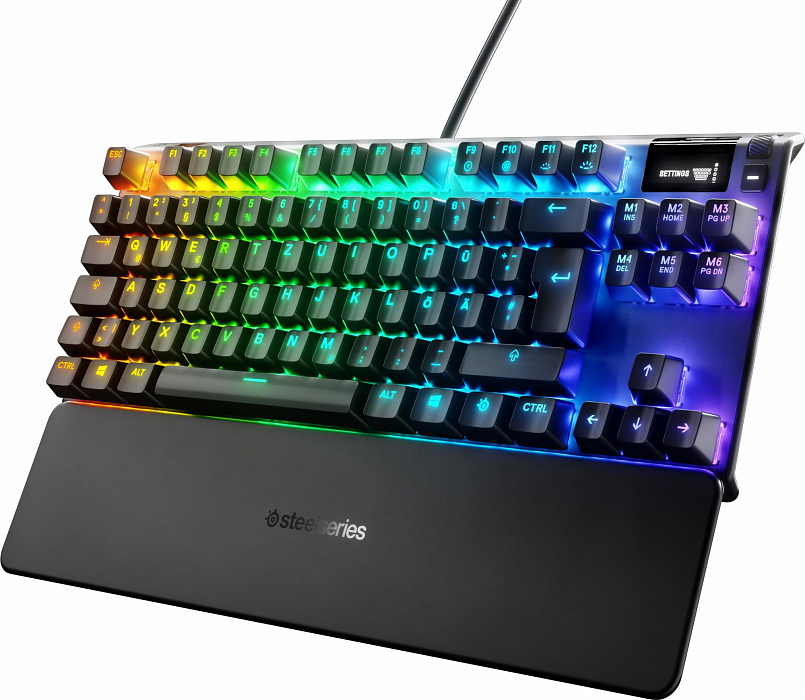 Проводная игровая клавиатура SteelSeries Apex 7 TKL Black (64646)