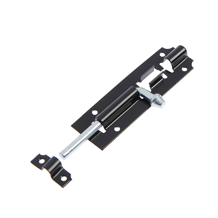 

Задвижка дверная ЗД 006, 100 мм, черная, Черный