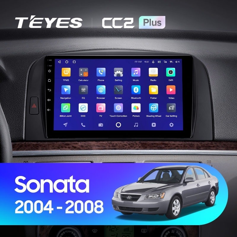 Штатная магнитола Teyes CC2 Plus 4/32 Hyundai Sonata NF (2004-2008)