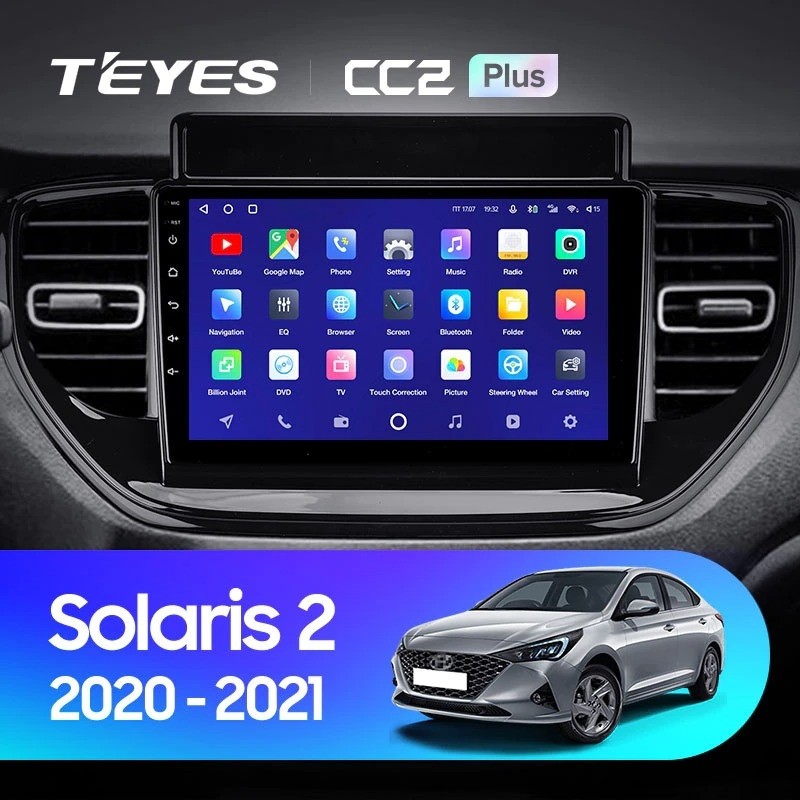 Штатная магнитола Teyes CC2 Plus 4/32 Hyundai Solaris 2 (2020-2021)