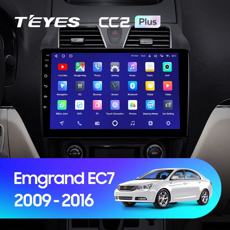 Штатная магнитола Teyes CC2 Plus 4/32 Geely Emgrand EC7 1 (2009-2016)