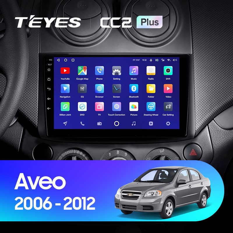 Штатная магнитола Teyes CC2 Plus 4/32 Chevrolet Aveo T250 (2006-2012)