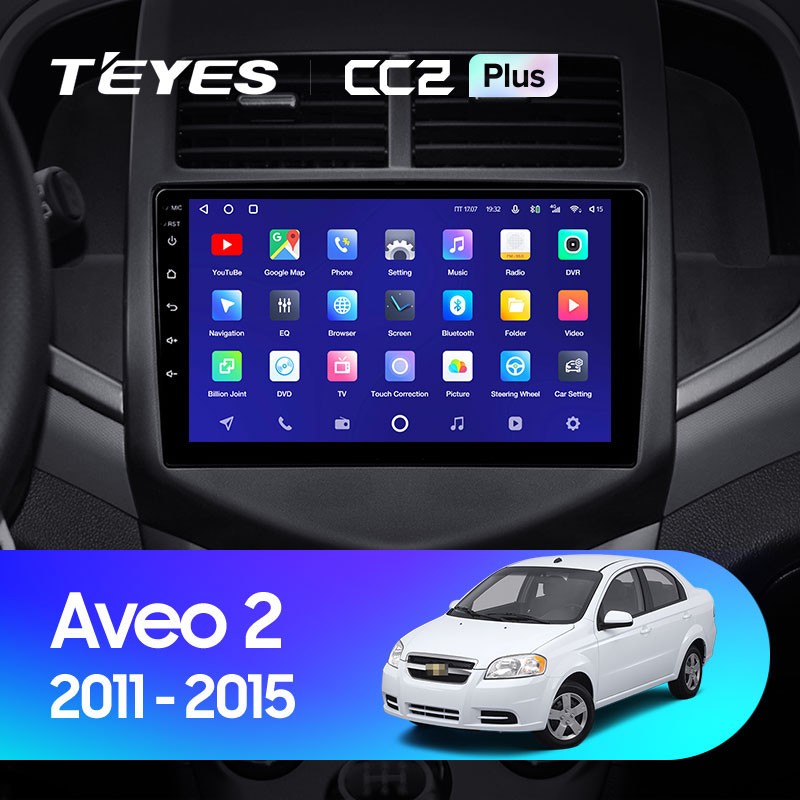 Штатная магнитола Teyes CC2 Plus 4/32 Chevrolet Aveo 2 (2011-2015)