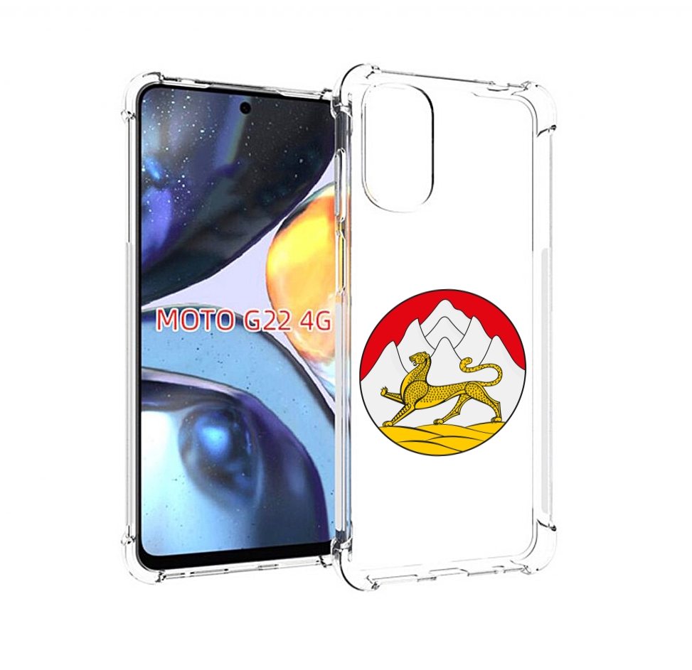 

Чехол MyPads герб-южнои-осетии для Motorola Moto G22 4G, Прозрачный, Tocco