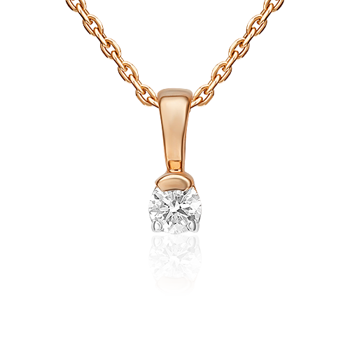 

Кулон из золота PLATINA jewelry 03-0058, бриллиант, 03-0058
