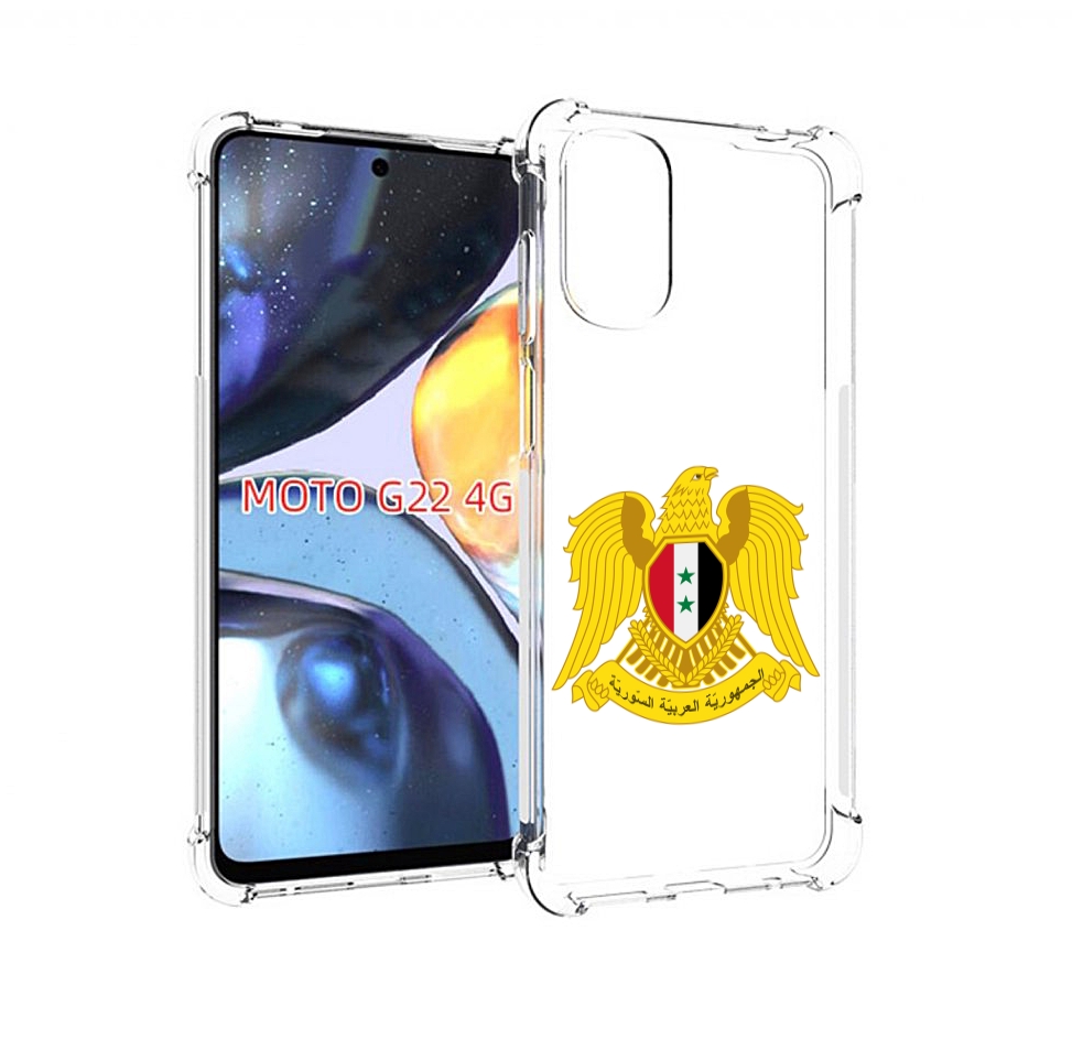 

Чехол MyPads герб-сирии для Motorola Moto G22 4G, Прозрачный, Tocco