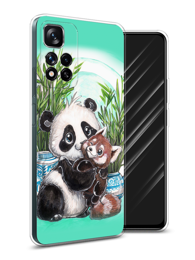 

Чехол Awog на Xiaomi Redmi Note 11 Pro Plus 5G "Друзья зверята", Разноцветный, 312150-2