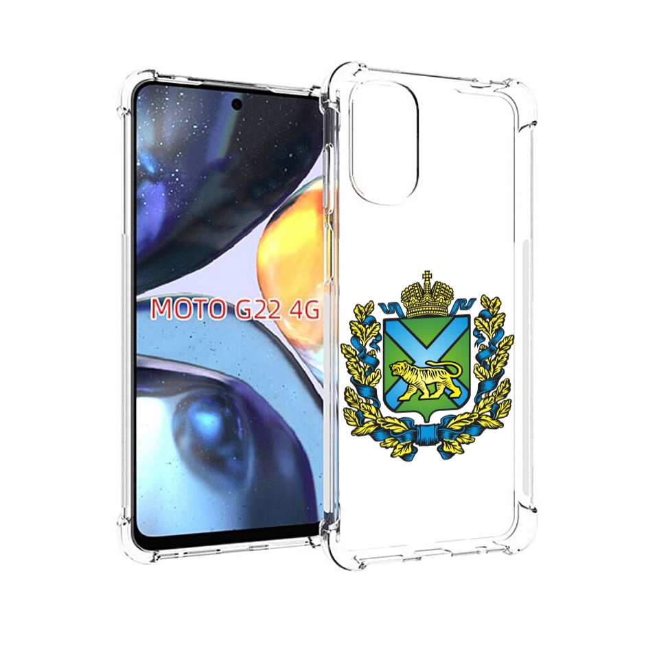 

Чехол MyPads герб-приморскии-краи для Motorola Moto G22 4G, Прозрачный, Tocco