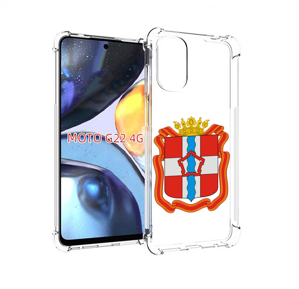 

Чехол MyPads герб-омскои-области для Motorola Moto G22 4G, Прозрачный, Tocco