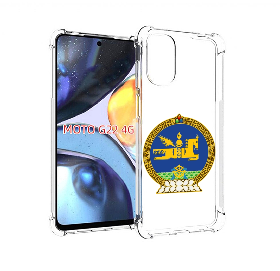 

Чехол MyPads герб-монголия для Motorola Moto G22 4G, Прозрачный, Tocco