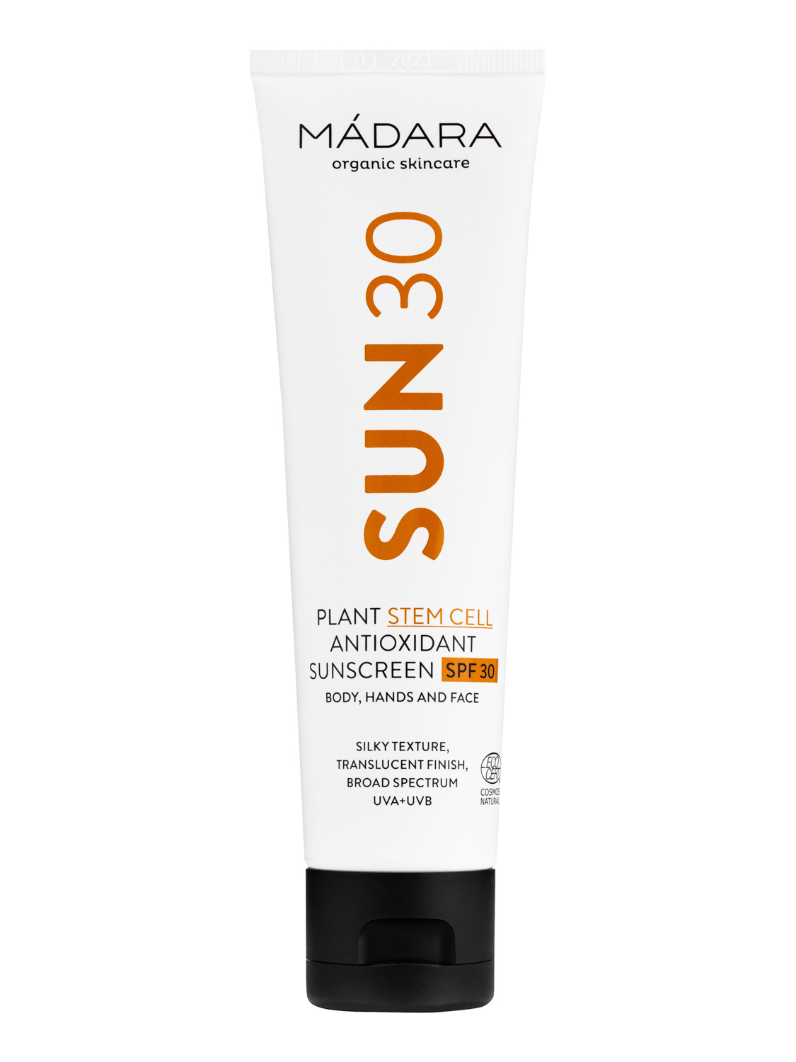 

Солнцезащитный крем для тела MADARA с содержанием стволовых клеток SPF 30 100 ml