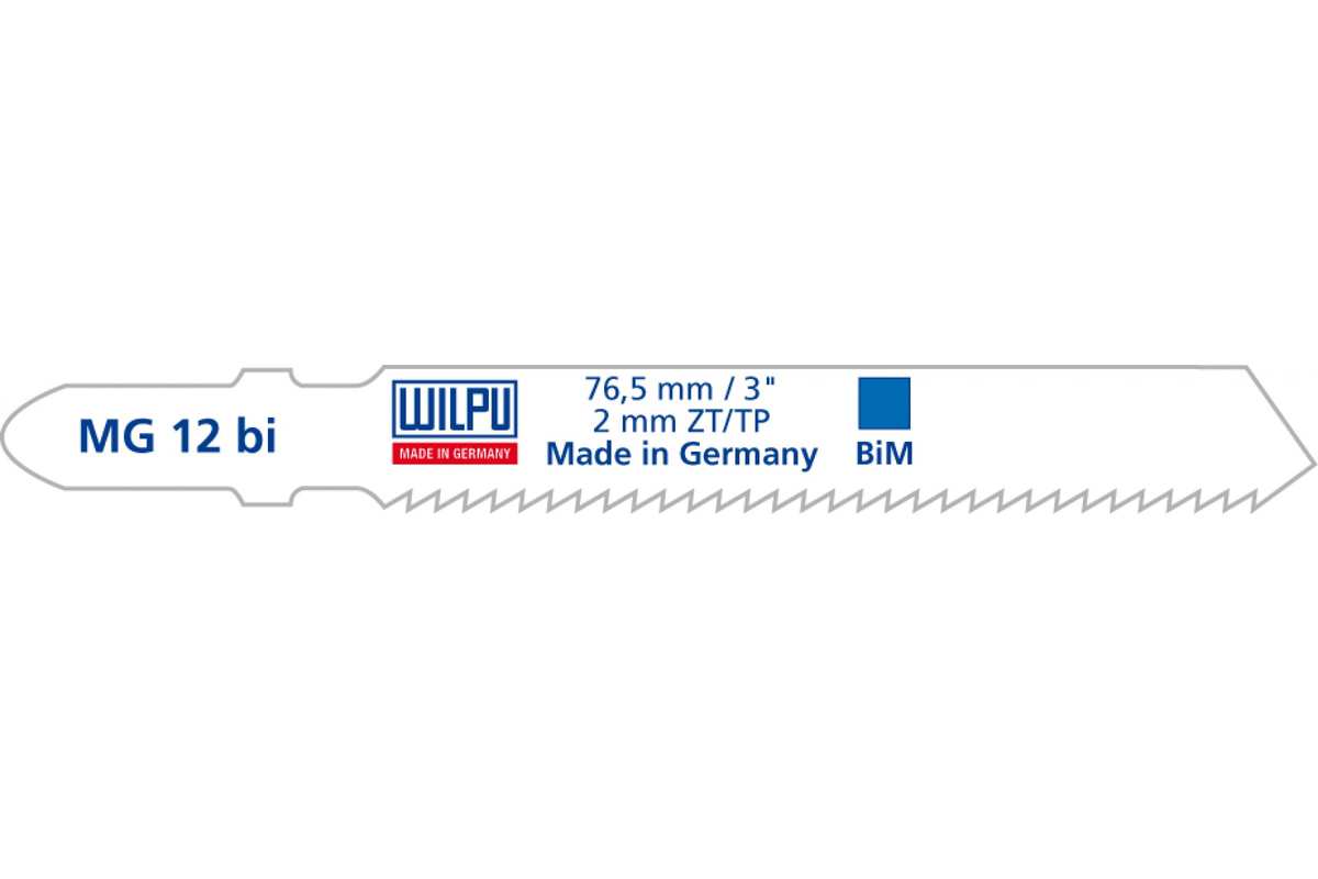 

WILPU Пилка MC 12 bi х5шт/уп для цвет.металлов, алюминия до 30мм 0250100005