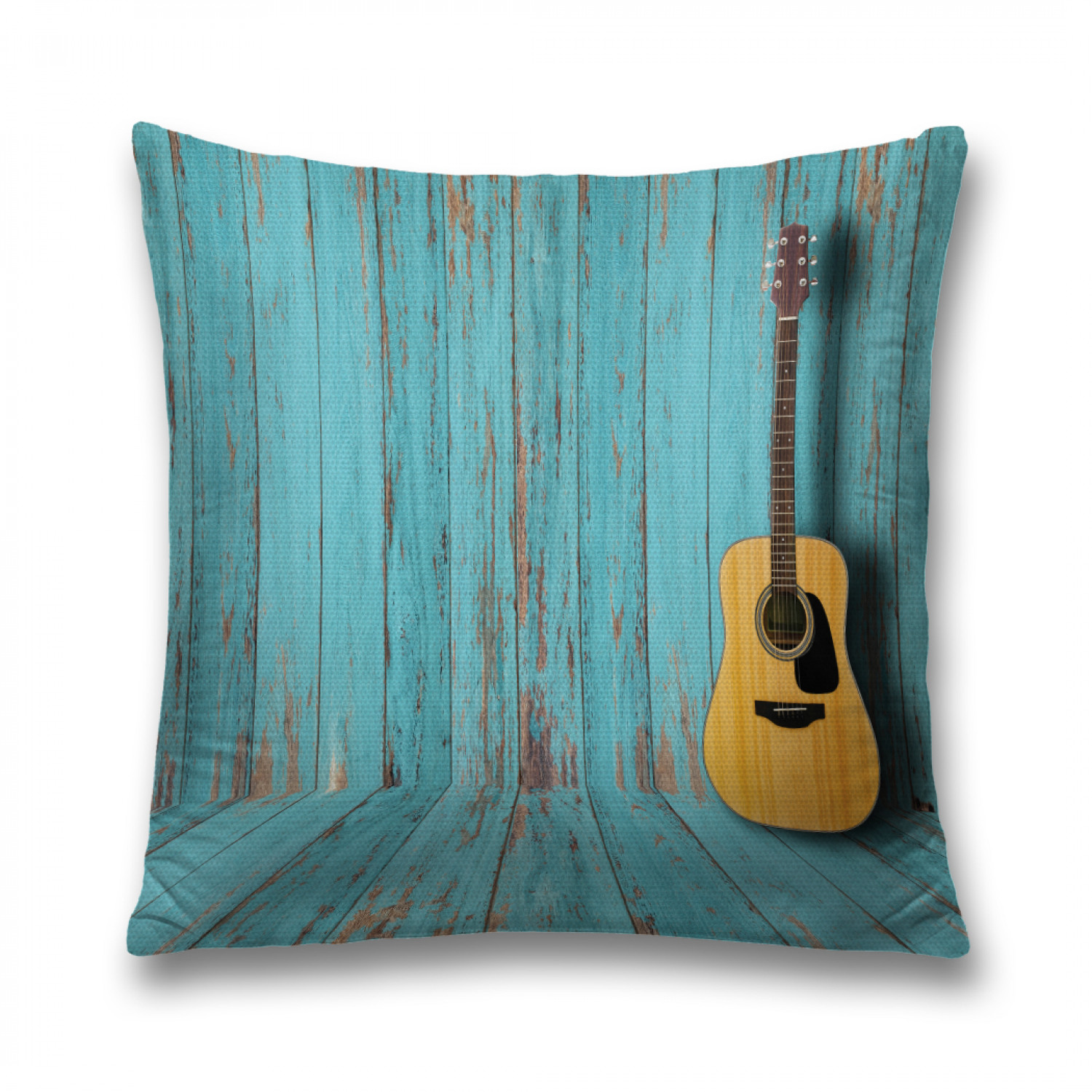 

Наволочка декоративная JoyArty "Гитара на деревянной стене" на молнии, 45x45 см, Голубой, Гитара на деревянной стене