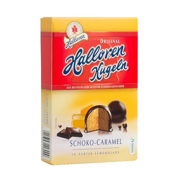 

Конфеты Halloren Kugeln Шоколад Карамель 125 г