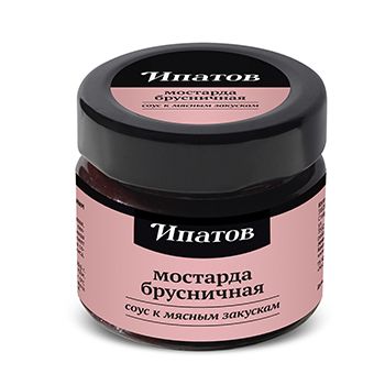 

Соус Ипатов Мостарда брусничный 100 г