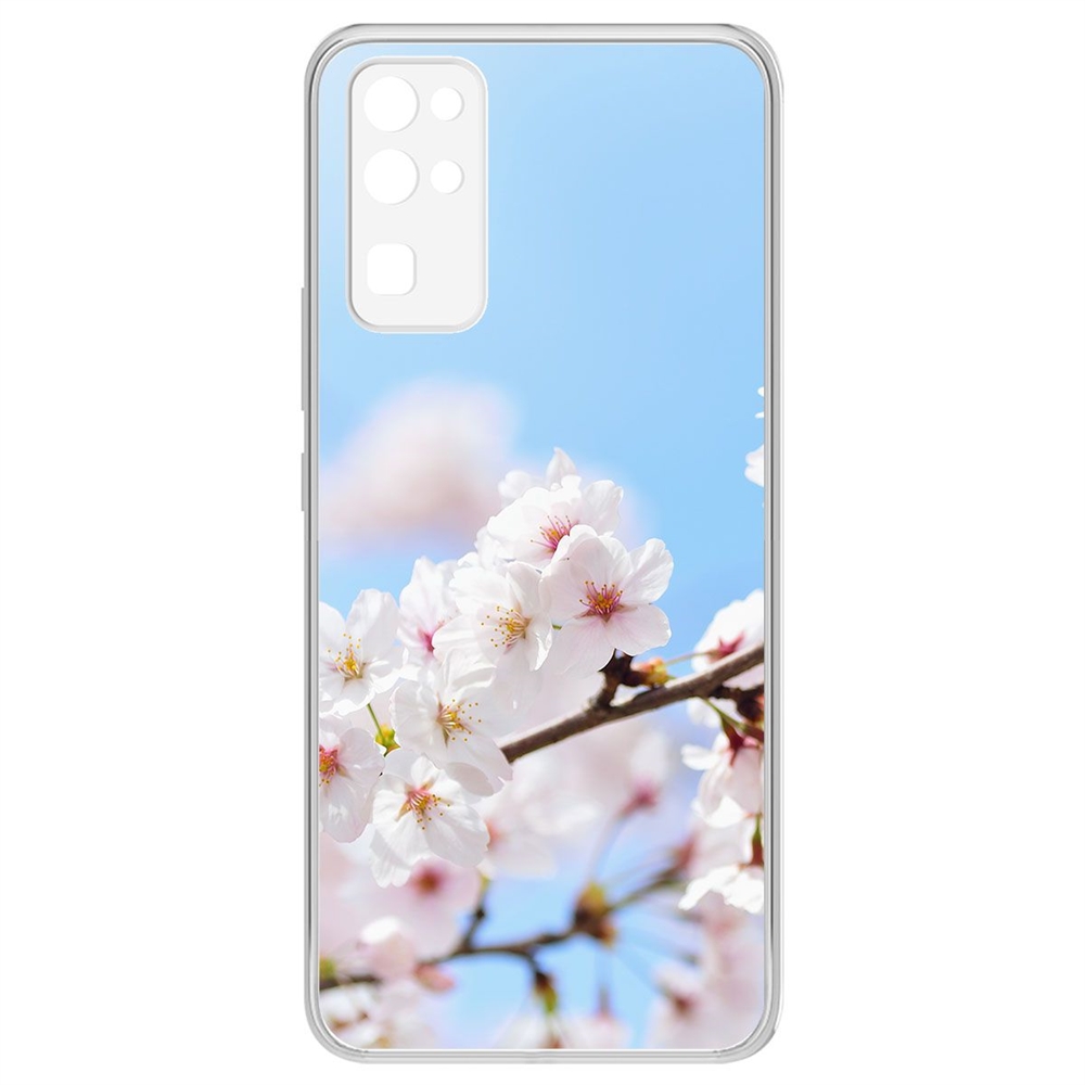 

Чехол-накладка Krutoff Clear Case Цветение для Honor 30
