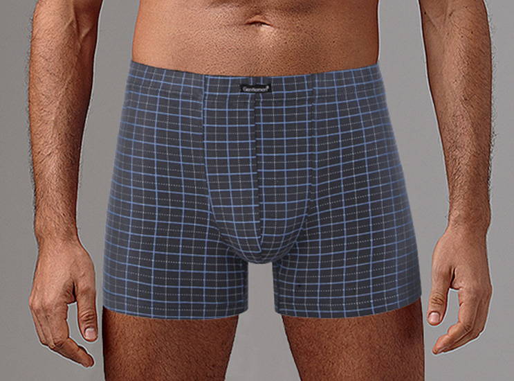 

Трусы мужские Gentlemen боксеры синие XXL, Синий, боксеры
