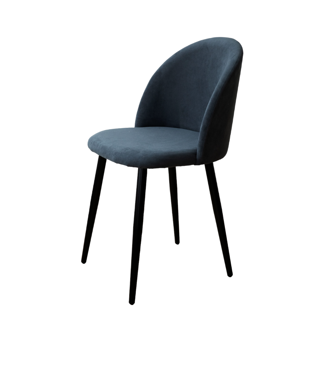 Стул кухонный Expertmebel18 графит на черных ножках