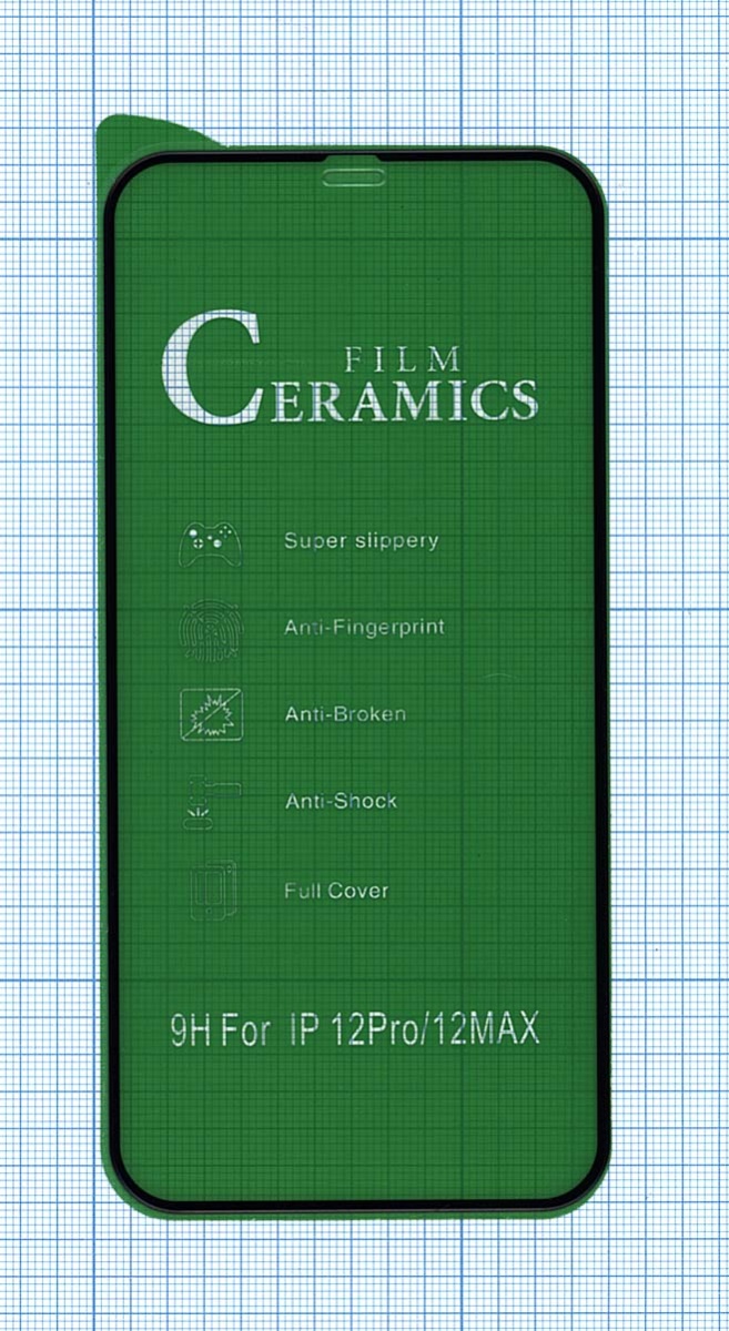 

Керамическая пленка (стекло) для Iphone 12 Max черная, для Iphone 12 Max