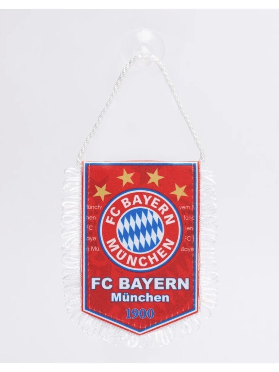 

Вымпел малый в авто на присоске Бавария Мюнхен Bayern Munchen 8х12см, Малый на присоске Бавария Мюнхен