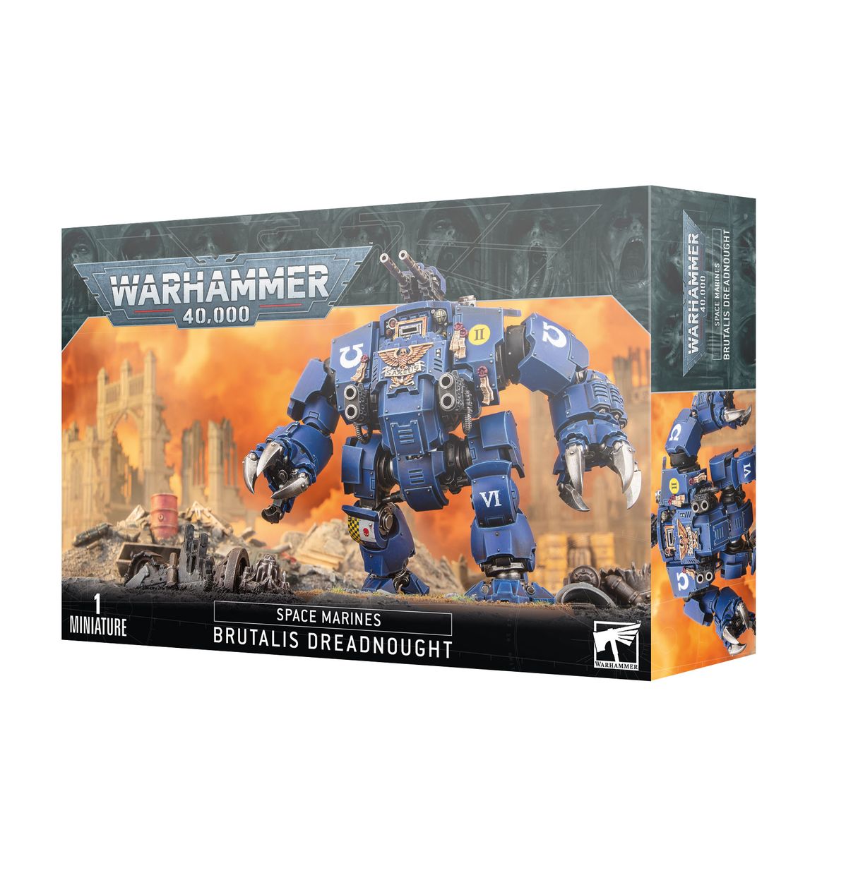 

Миниатюры для игры Games Workshop Warhammer 40000: Brutalis Dreadnought 4828, Space Marines - Brutalis Dreadnought