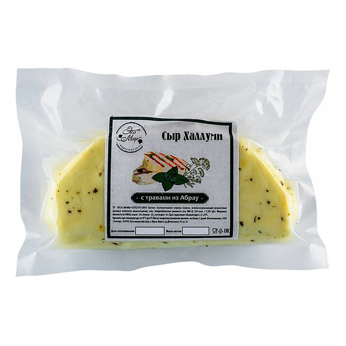 Сыр мягкий Пастух из Абрау Халлуми с травами 45% 500 г
