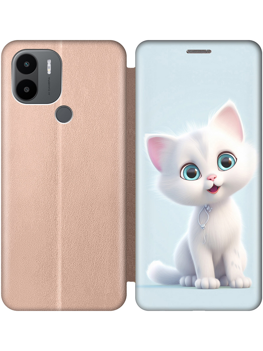 

Чехол-книжка на Xiaomi Redmi A1+ / A2+ / Poco C50 / C51 с принтом золотой 895407, Золотистый;голубой;белый, 762092111