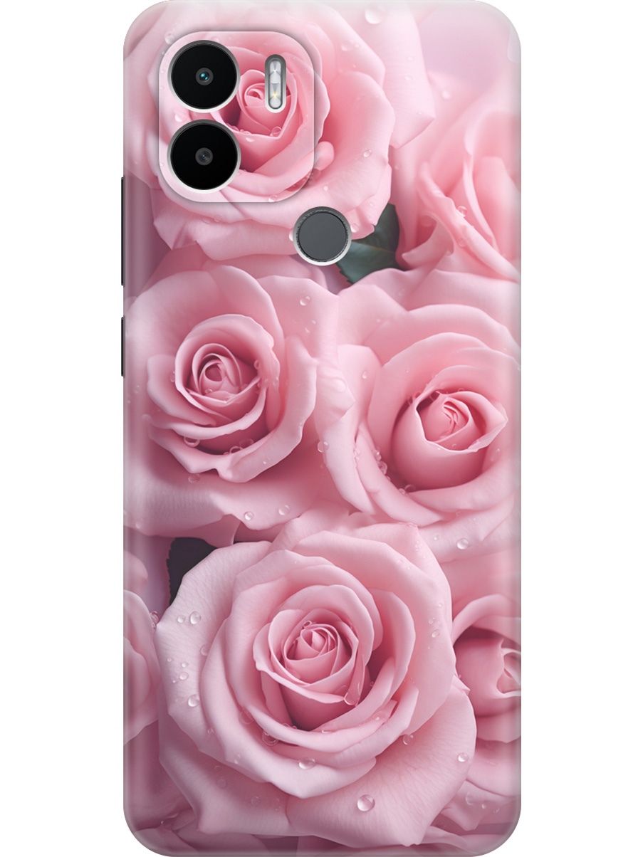

Силиконовый чехол на Xiaomi Redmi A1+ / A2+ / Poco C50 / C51 с принтом "Букет роз", Прозрачный;розовый, 762092122