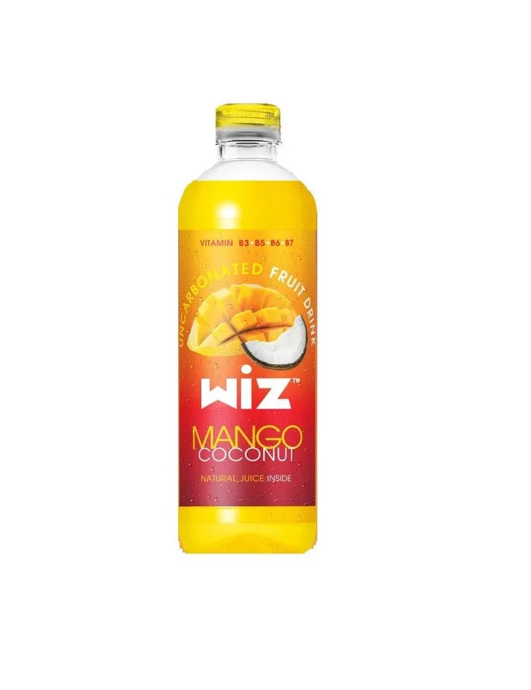 фото Напиток wiz mango coconut безалкогольный, негазированный, 500 мл