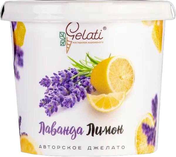 

Мороженое молочное Gelati лаванда-лимон 85 г