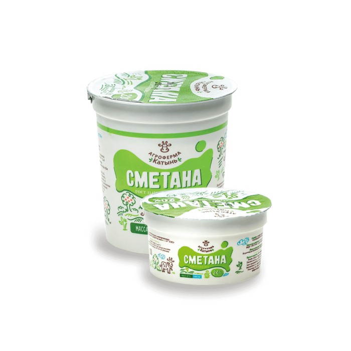 

Сметана Агроферма Катынь 25% 400 г