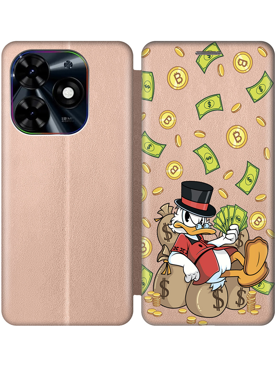 

Чехол-книжка на Tecno Spark Go 2024 / Spark 20 / 20C / Pop 8 с принтом золотой 922841, Золотистый;прозрачный;белый;зеленый, 777768871