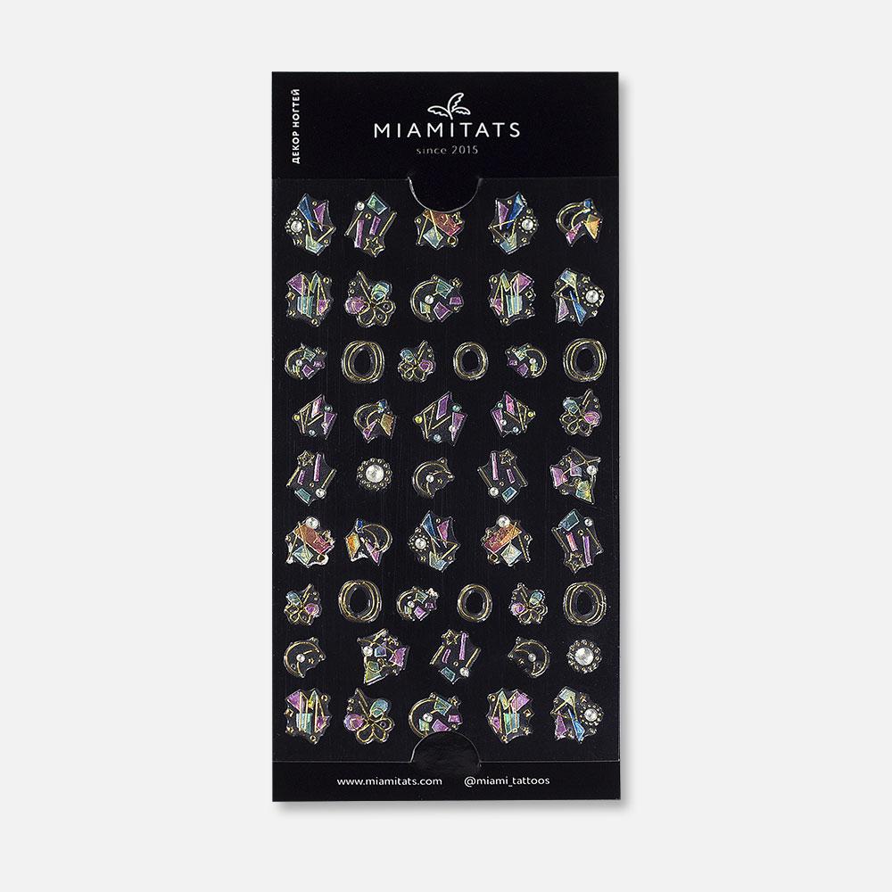 Наклейки для ногтей Miamitats Gold Abstraction