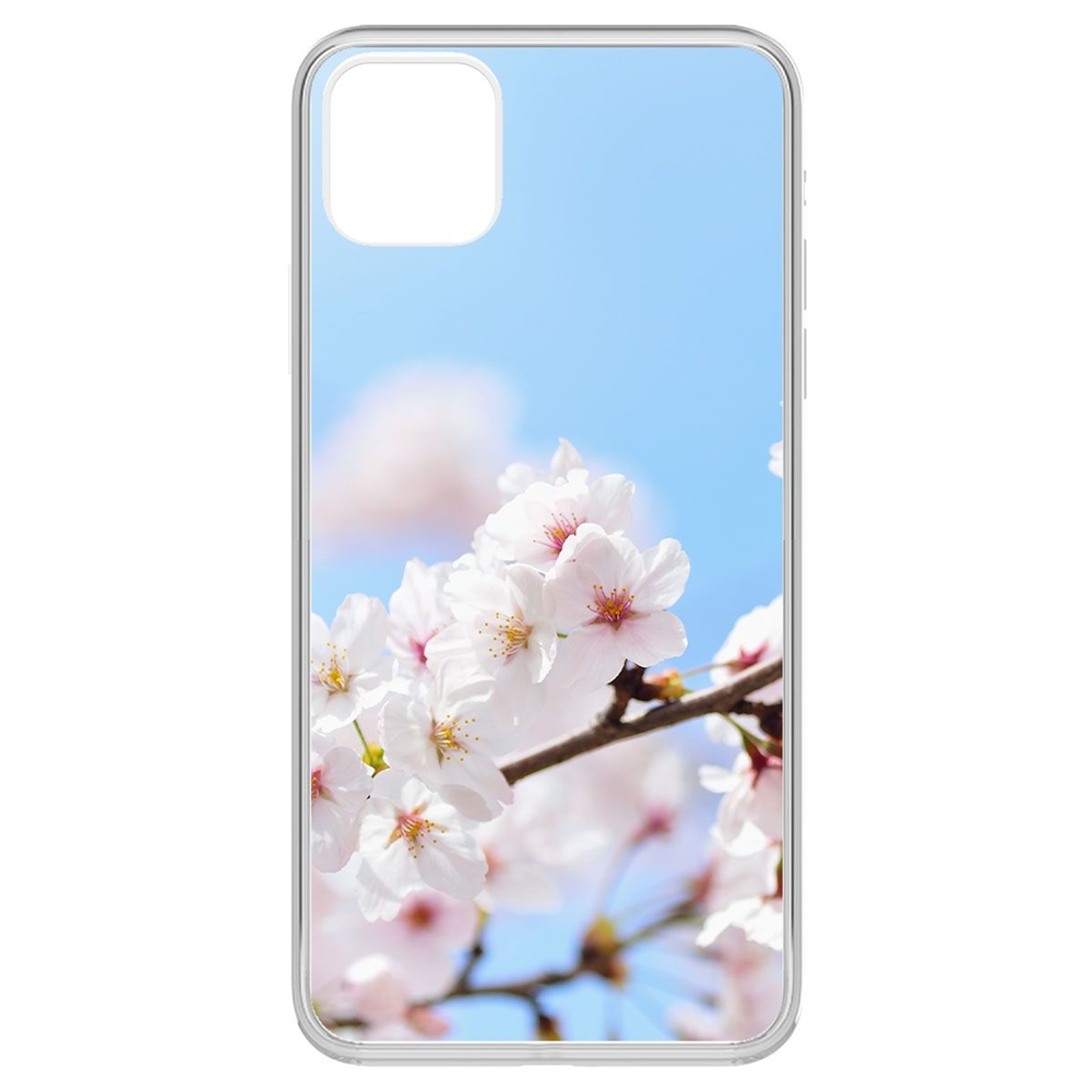 фото Чехол-накладка krutoff clear case цветение для iphone 11 pro max