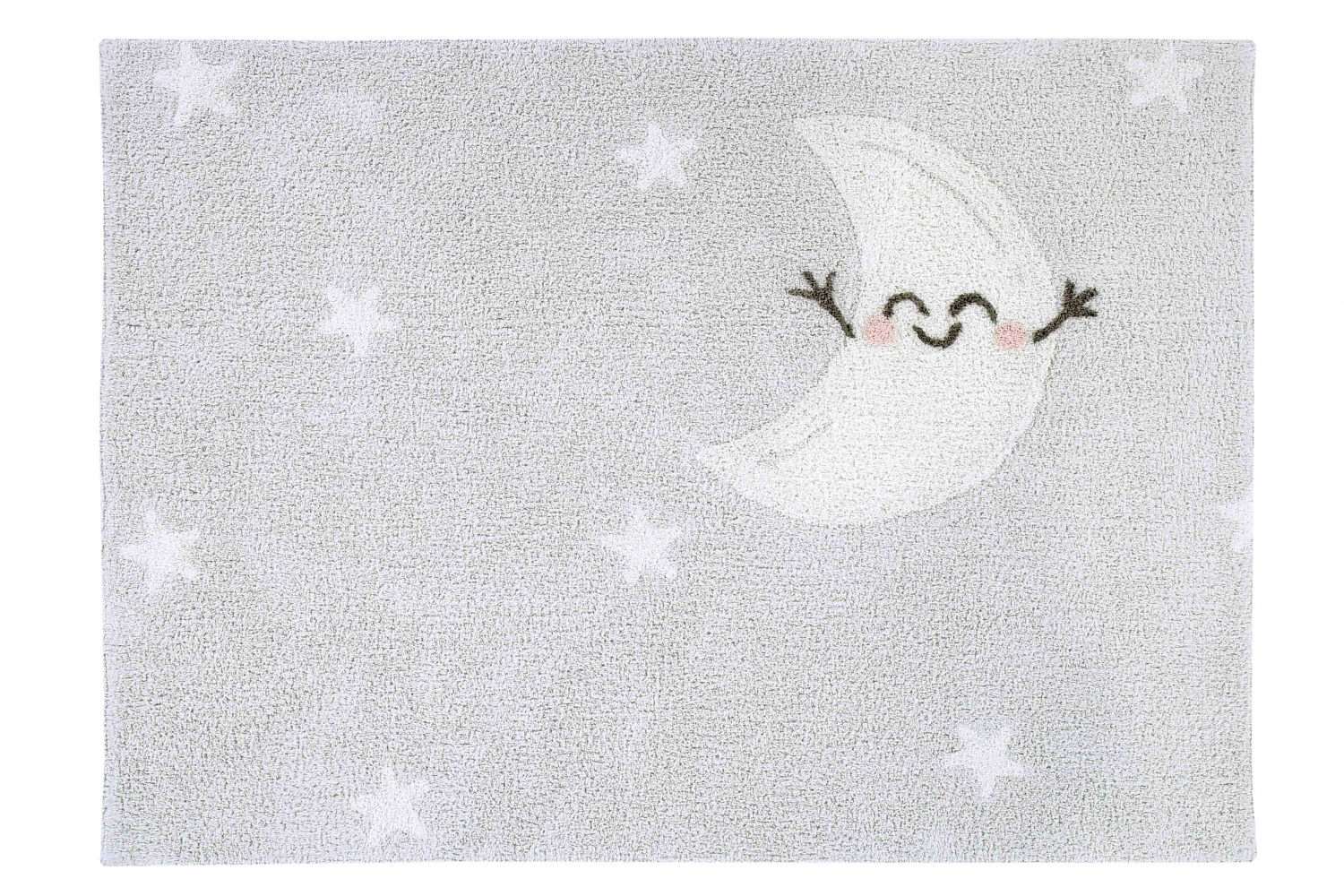 Ковер Lorena Canals Mr. Wonderful Силуэт Счастливая Луна 120x160 см серый