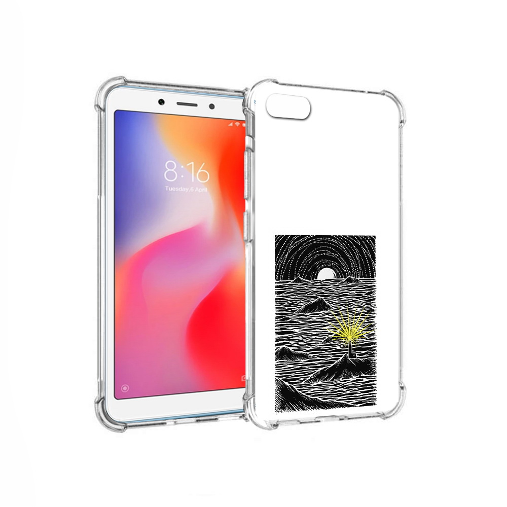 

Чехол MyPads Tocco для Xiaomi Redmi 6A маяк в черно белом море (PT113916.305.460), Прозрачный, Tocco