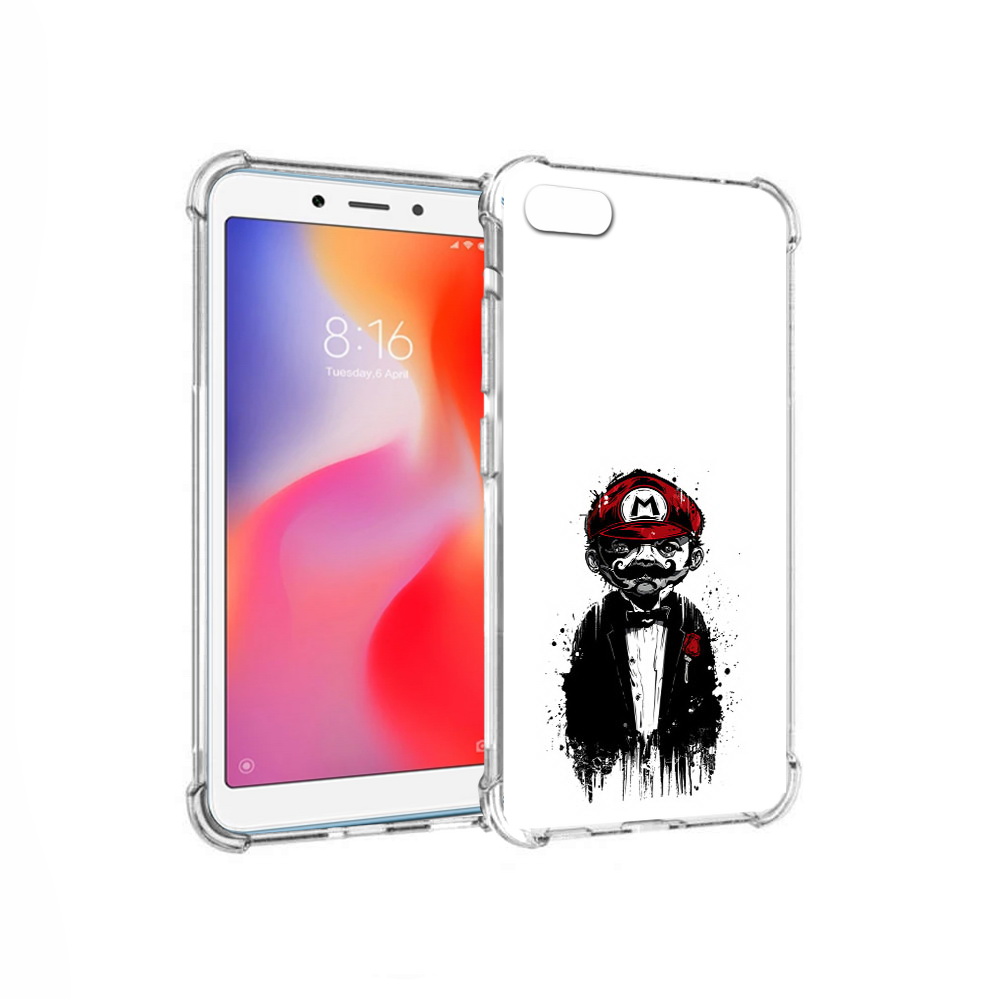 

Чехол MyPads Tocco для Xiaomi Redmi 6A марио (PT113916.305.458), Прозрачный, Tocco