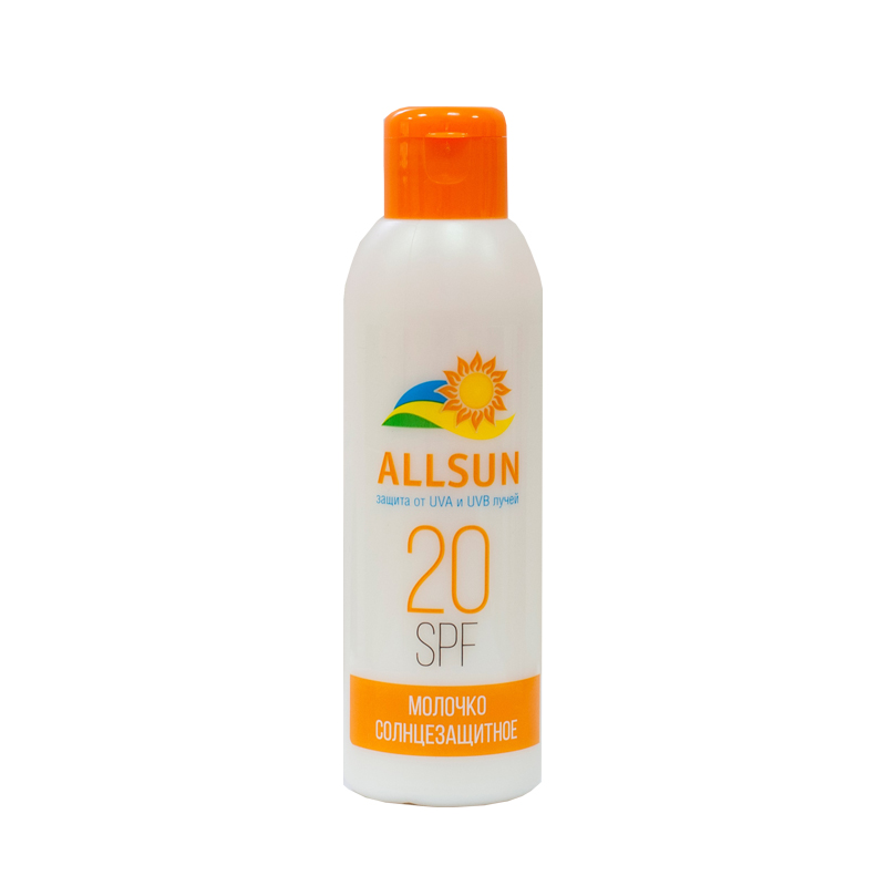 фото Молочко солнцезащитное allsun 20 spf 150 мл