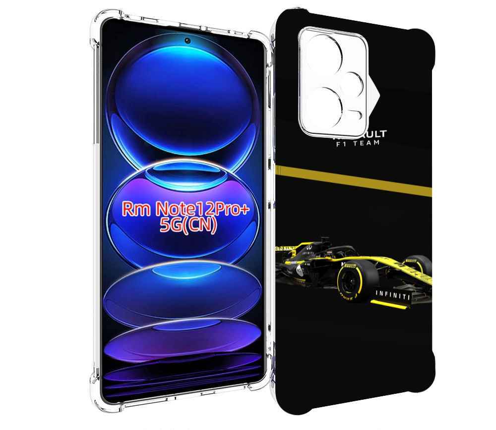 

Чехол MyPads renault 2 для Xiaomi Redmi Note 12 Pro + Plus, Прозрачный, Tocco