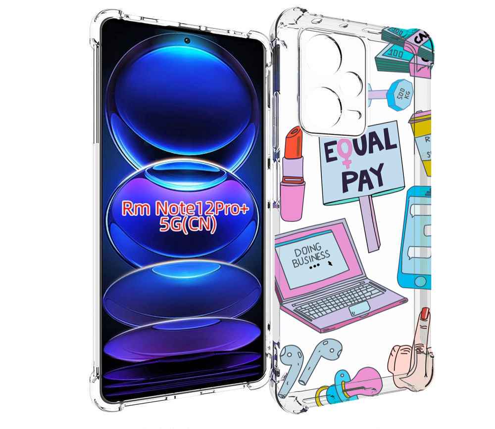 

Чехол MyPads разные-штучки для Xiaomi Redmi Note 12 Pro + Plus, Прозрачный, Tocco