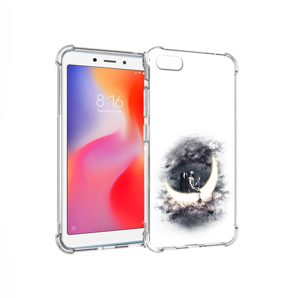 

Чехол MyPads Tocco для Xiaomi Redmi 6A лунный путешественник (PT113916.305.448), Прозрачный, Tocco