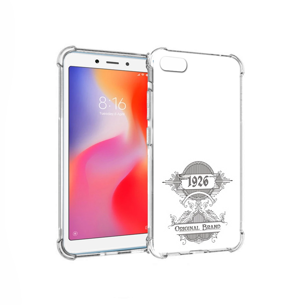 

Чехол MyPads Tocco для Xiaomi Redmi 6A логотип черно белый (PT113916.305.446), Прозрачный, Tocco