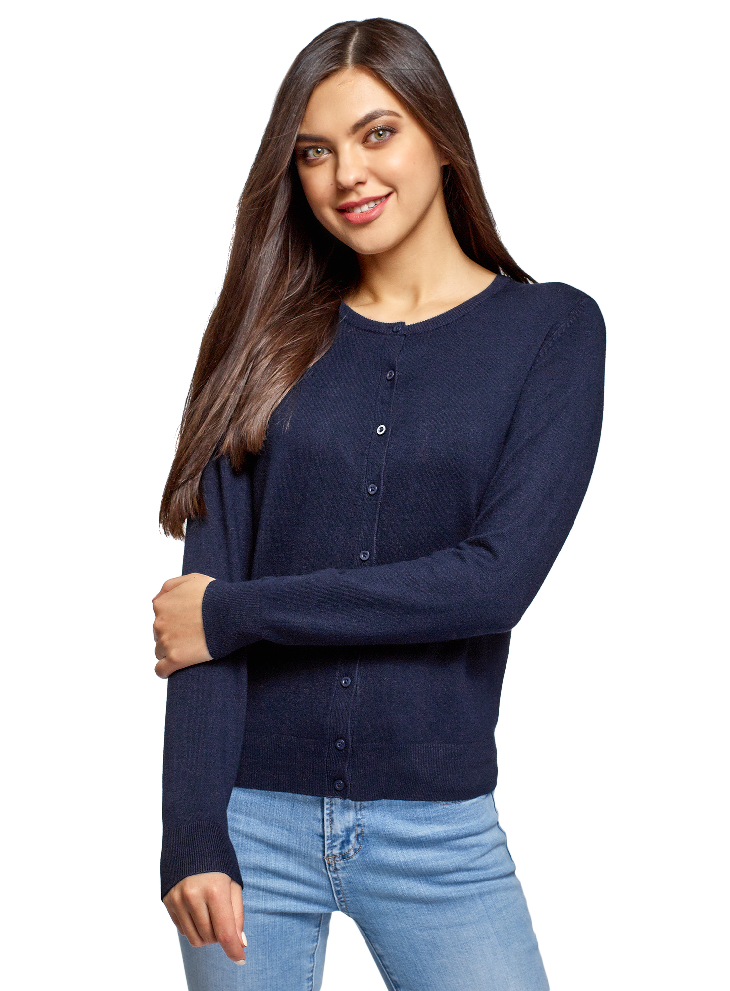 

Кардиган женский oodji 73212401-2B синий XL, 73212401-2B