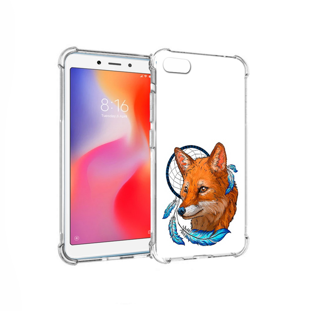 

Чехол MyPads Tocco для Xiaomi Redmi 6A лиса и ловец снов (PT113916.305.438), Прозрачный, Tocco