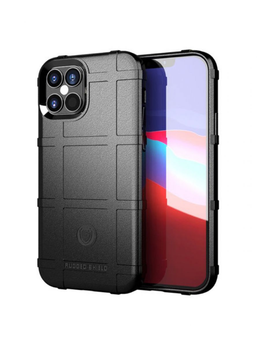 

Чехол Rugged для смартфона iPhone 12 Pro Max черный