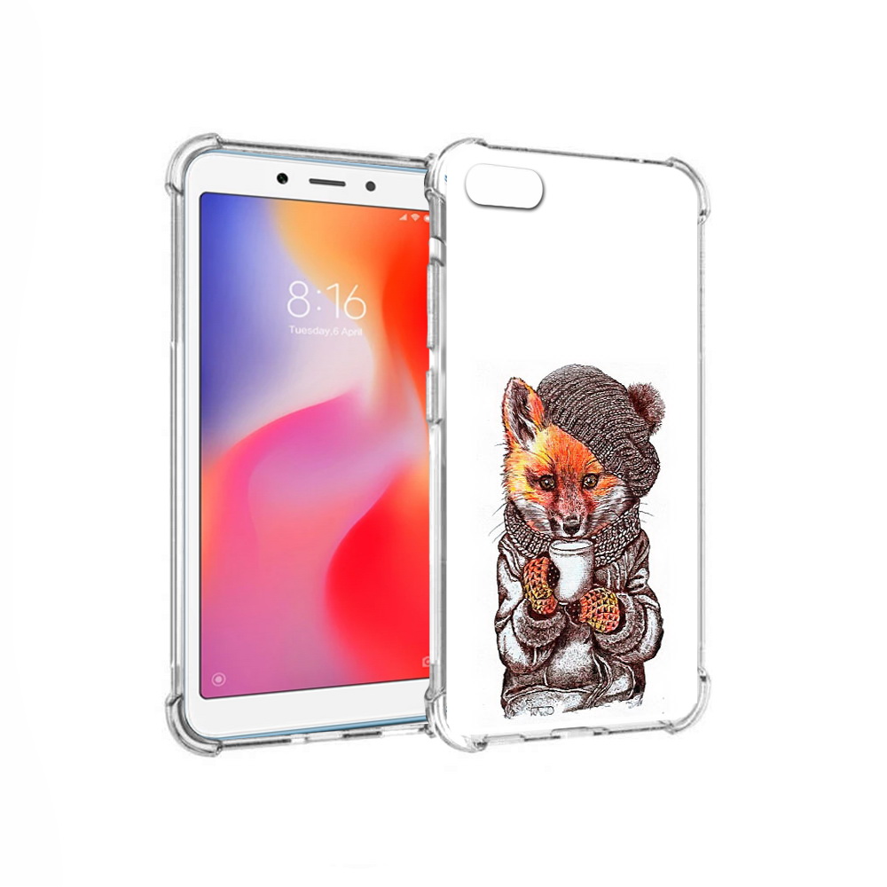 

Чехол MyPads Tocco для Xiaomi Redmi 6A лиса в шапке (PT113916.305.437), Tocco