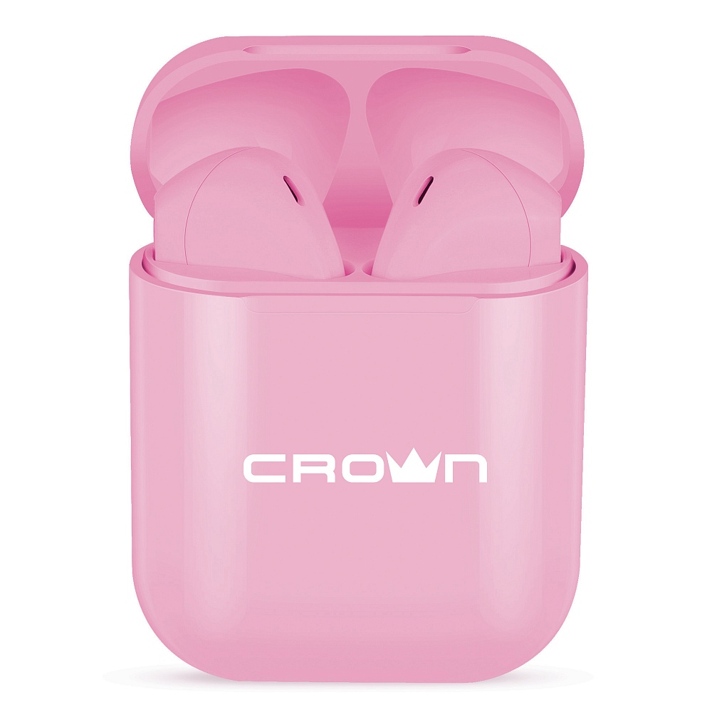 фото Беспроводные наушники crown cmtws-5005 pink