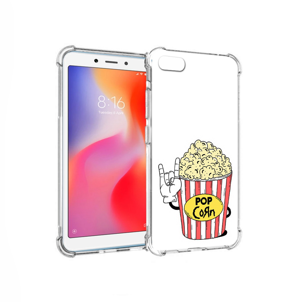 Чехол MyPads Tocco для Xiaomi Redmi 6A крутой попкорн (PT113916.305.427)